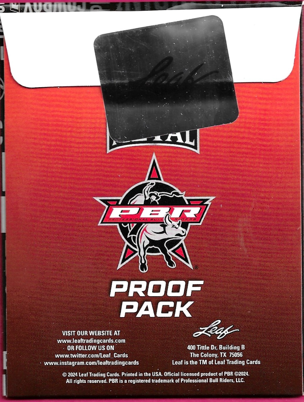 Leaf Metal PBR 1/1 Proof Sealed Pack 2024 - Image 2