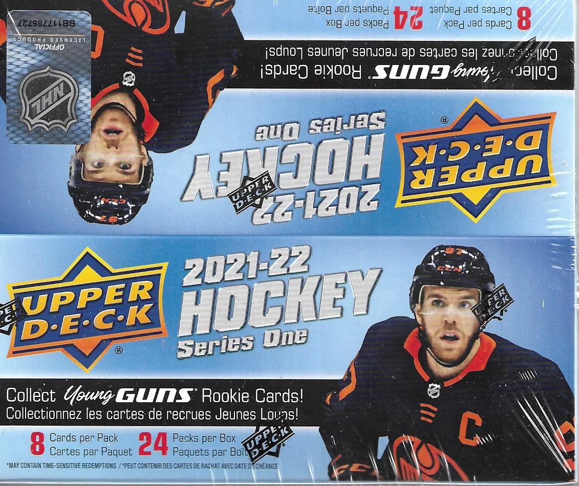 Upper Deck Series 1 Hockey 2021-22 Retail Box