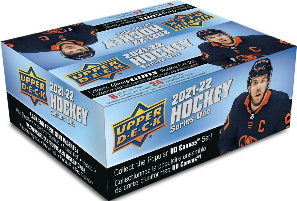 Upper Deck Series 1 Hockey 2021-22 Retail Box - Image 2