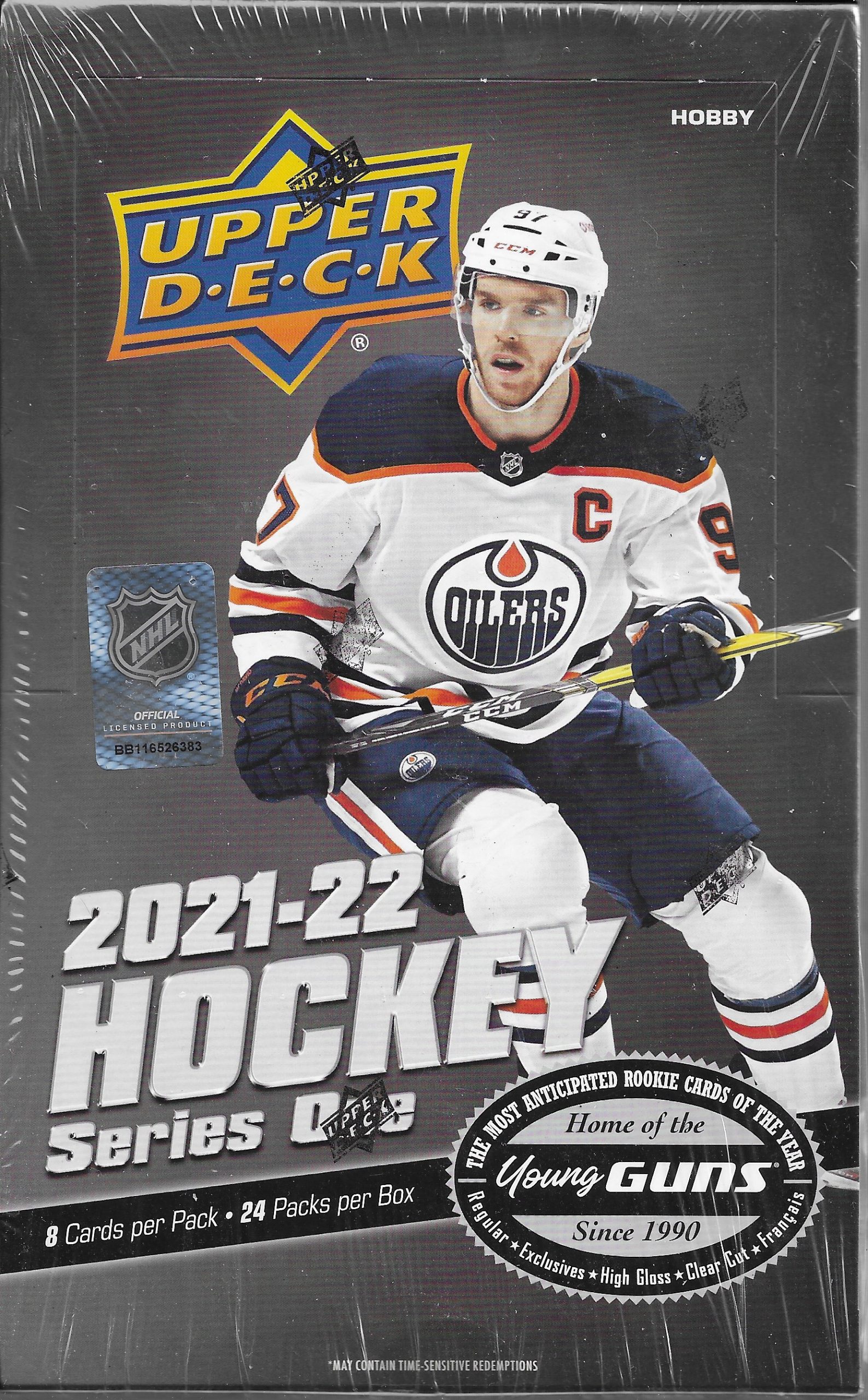 Upper Deck Series 1 Hockey 2021-22 Hobby Box