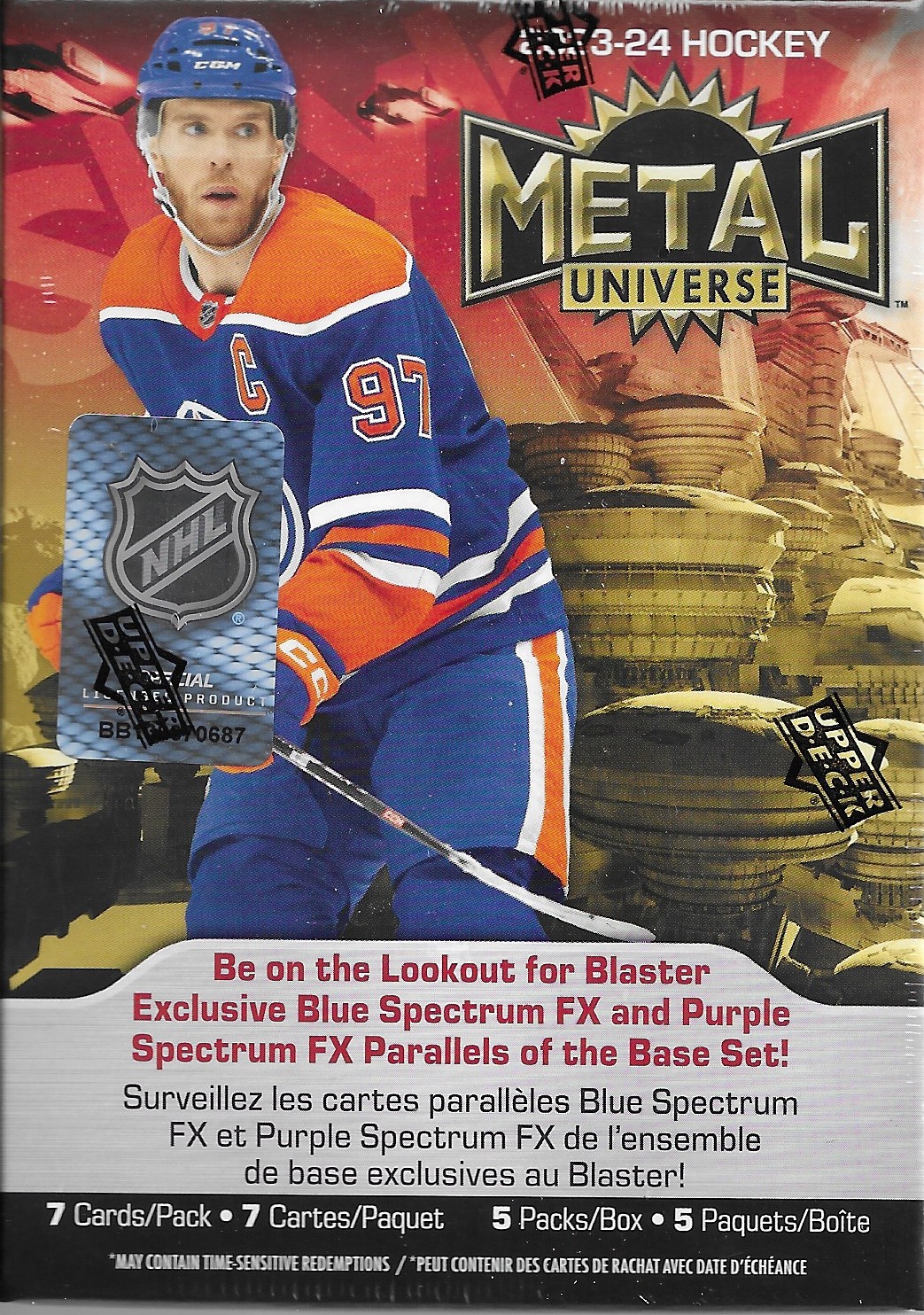 Upper Deck Metal Universe Hockey Blaster 2023-24 - Image 2
