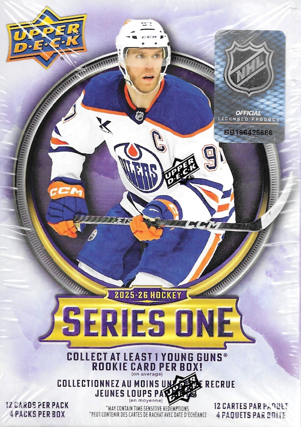 Upper Deck Series 1 Hockey Blaster 2025-26